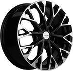 Khomen Wheels KHW1718 (Nissan Juke F15 [14..20]) 7x17 5x114.3 ET 47 Dia 66.1 Black-FP